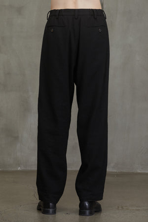 Straight Leg Front Pleats Trousers