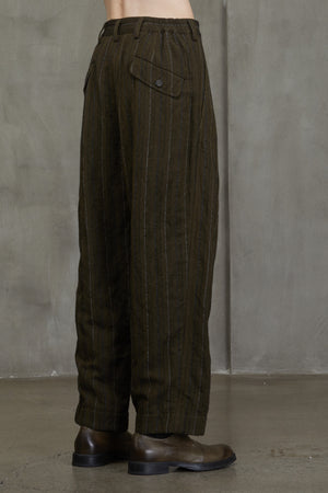 Pleats Tapered Trousers