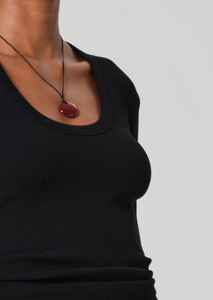 Mara U Neck Black