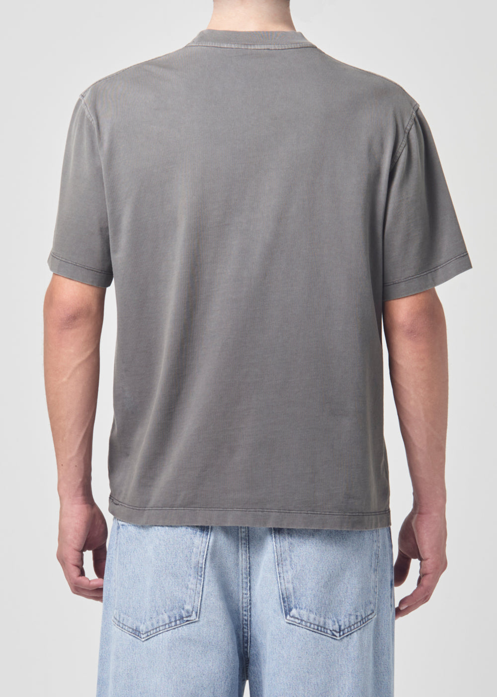 Asha Mock Neck Tee Flint