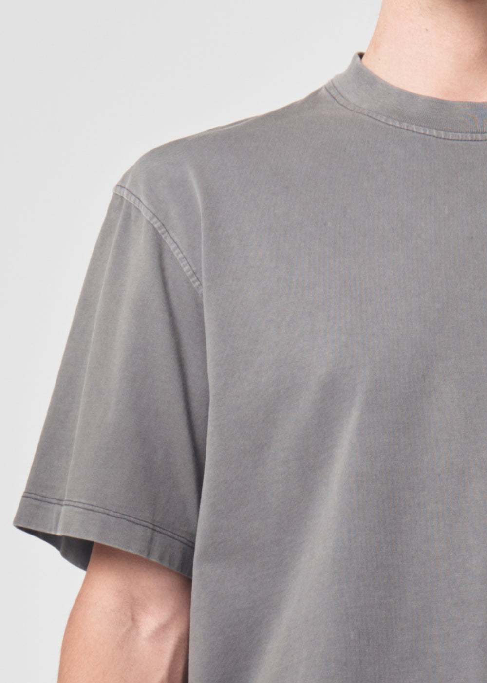 Asha Mock Neck Tee Flint