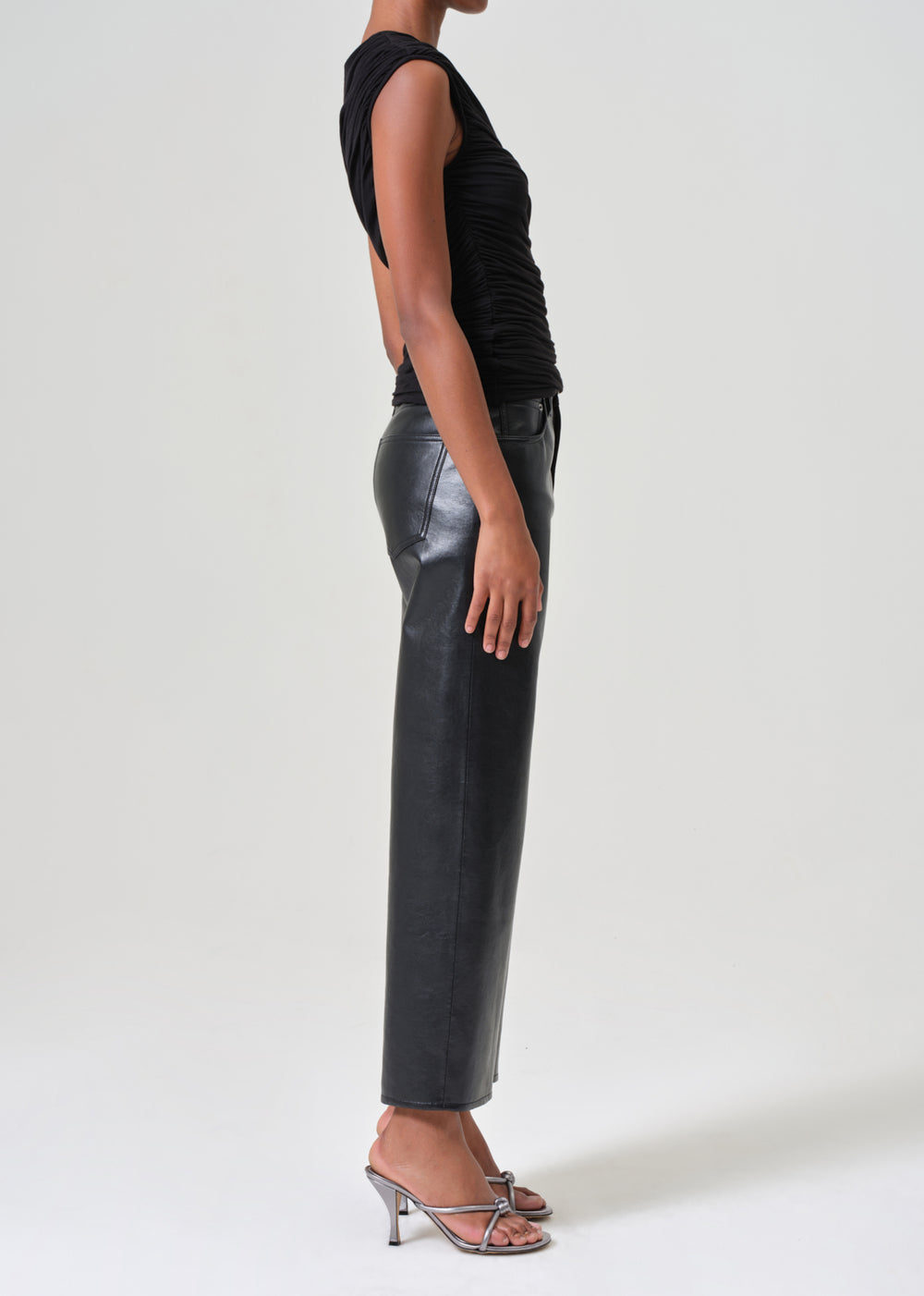 Ren Leather High Rise Wide Leg Detox