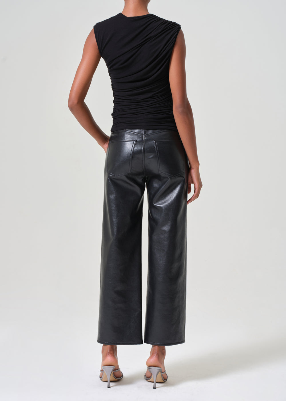 Ren Leather High Rise Wide Leg Detox