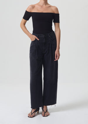 Dagna High Rise Pleat Baggy Dread