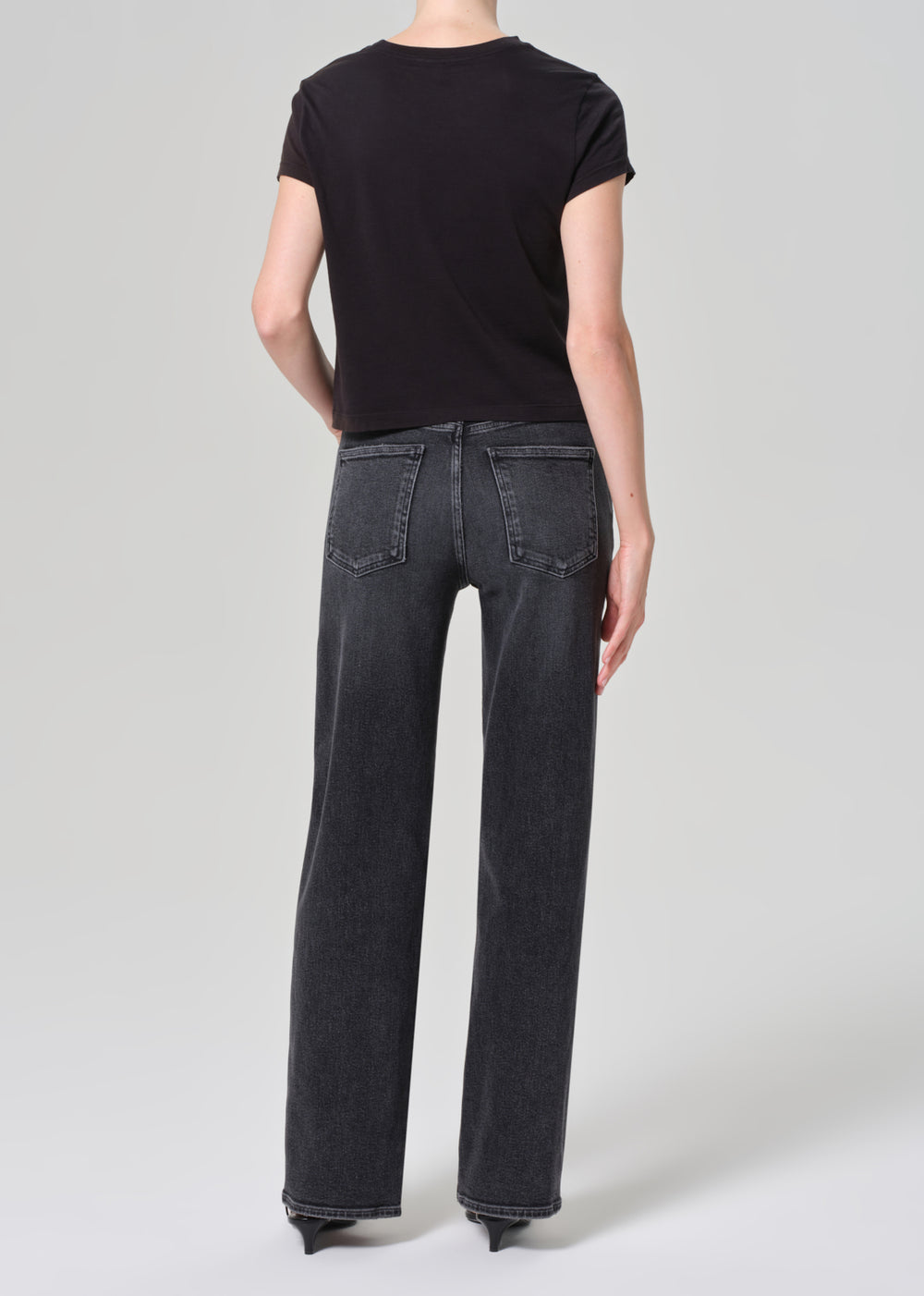 Harper Mid Rise Jean Hush