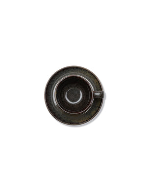 Cappuccino Cup w/ Saucer Indi Gray Surface