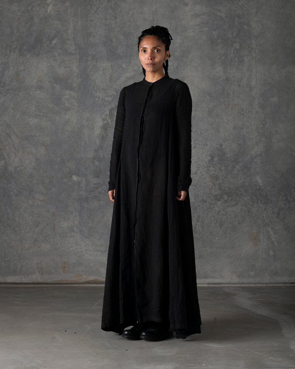 Long Shirt Dress Carbon T-200