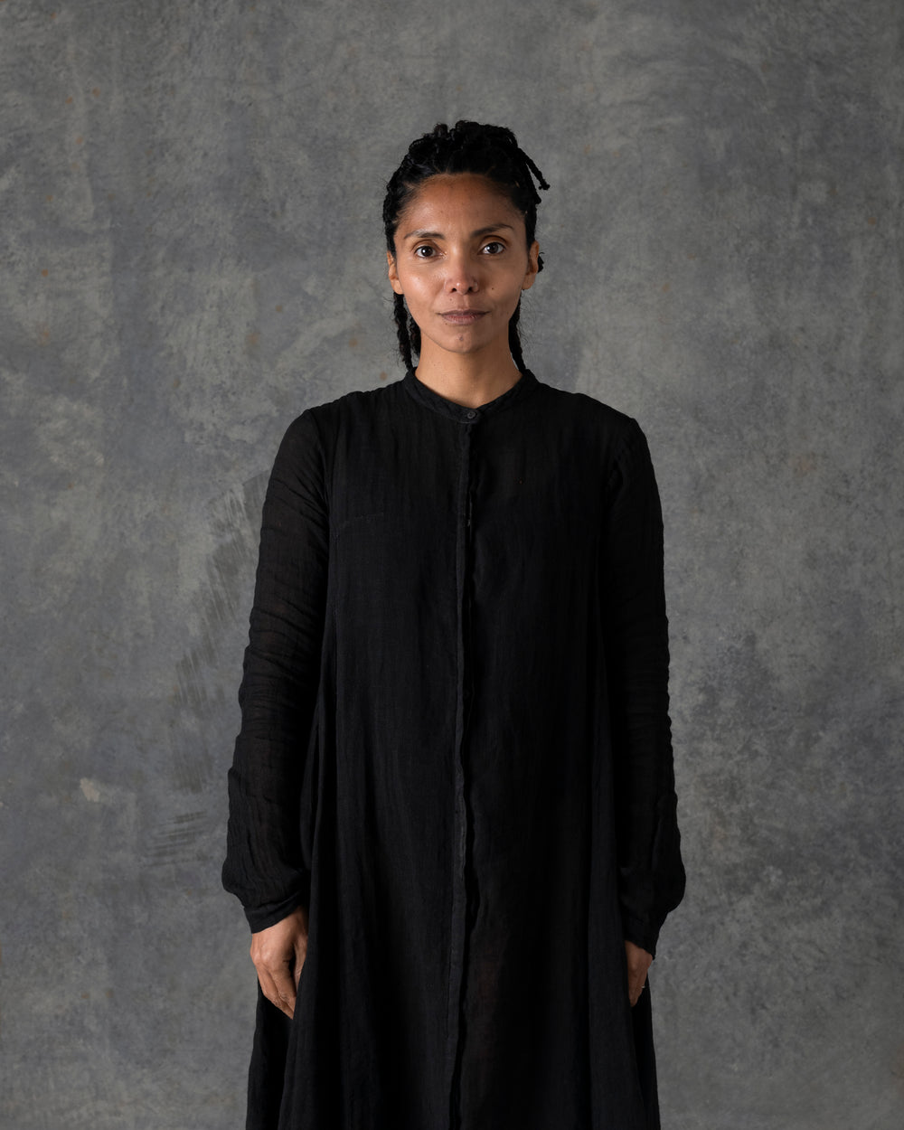 Long Shirt Dress Carbon T-200