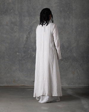 Unlined Long Duster Off White T-200