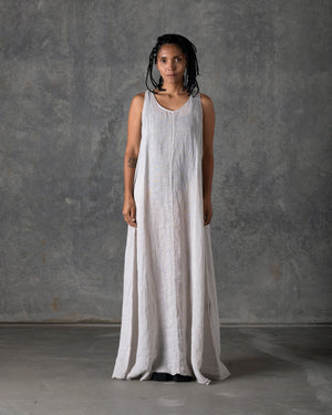 Long Tank Dress Off White T-200