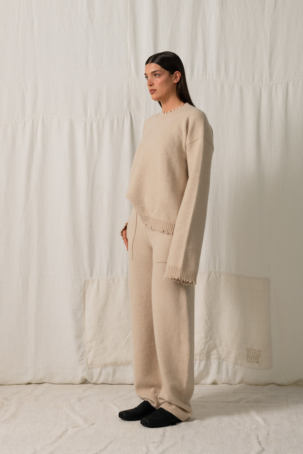 Pants Plain Cashmere Tan