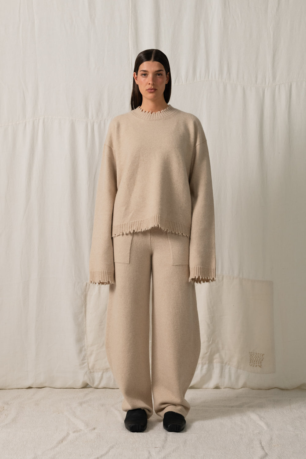 Pants Plain Cashmere Tan