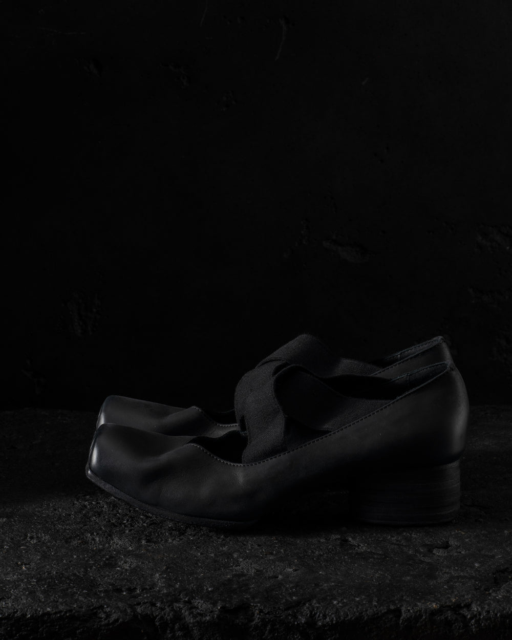 High Ballet Shoes Black