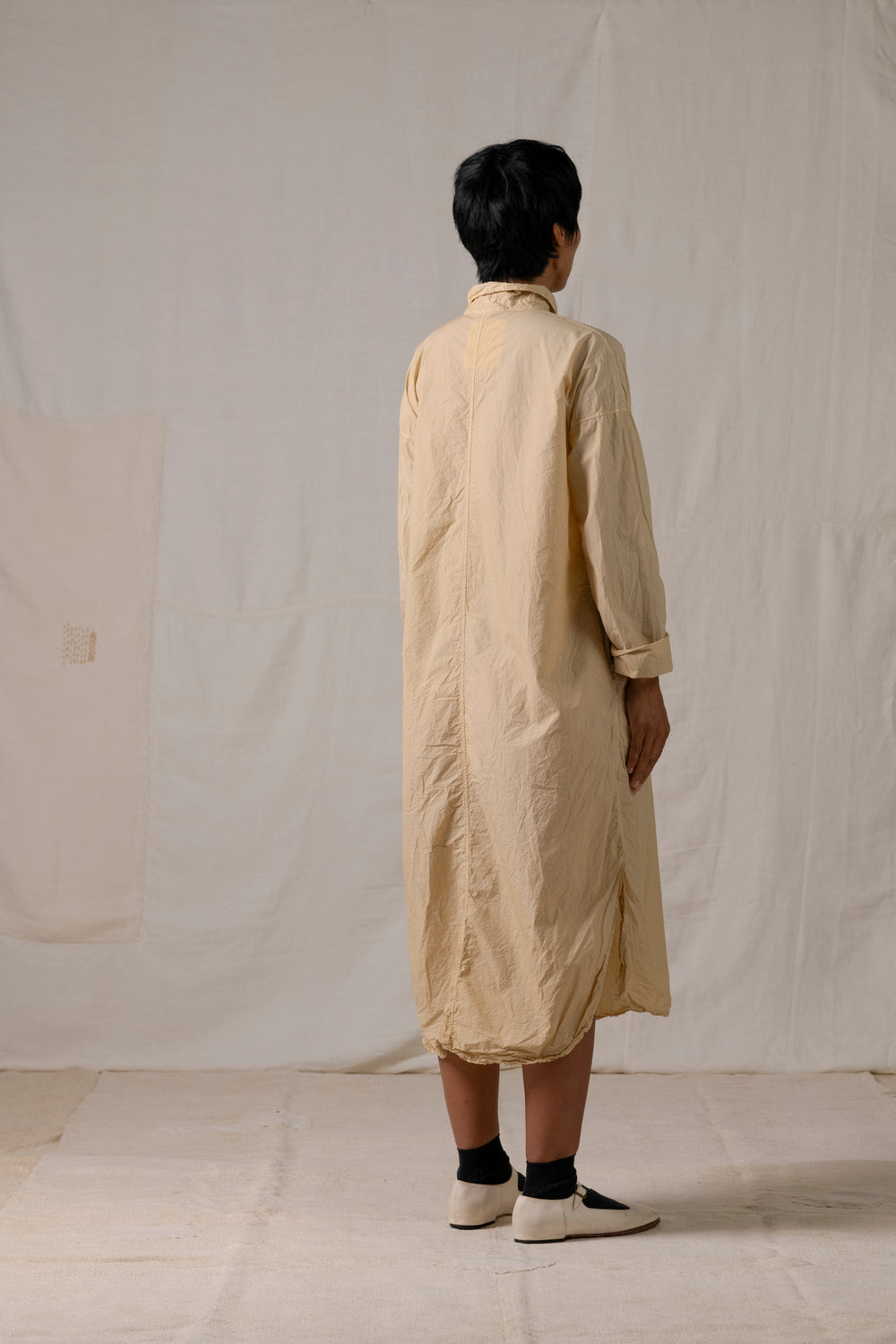 Long Shirt Dress TC Cream