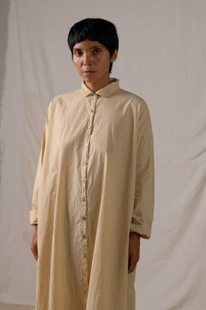 Long Shirt Dress TC Cream