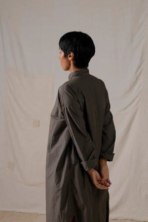 Long Shirt Dress TC Antracite