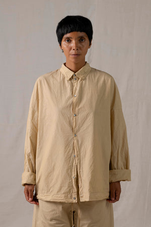 Unisex Collar Shirt TC Cream