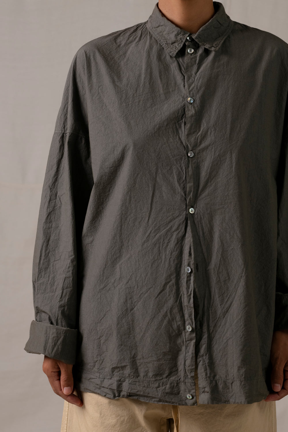 Unisex Collar Shirt TC Antracite