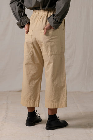 Wide & Short Trousers CC Cream