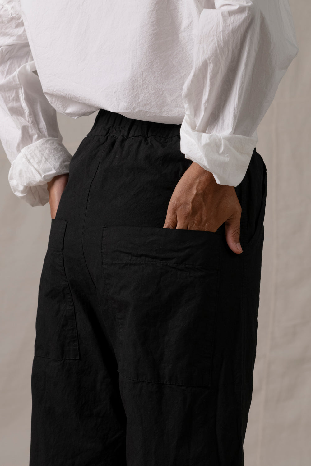 Wide & Short Trousers CC Black