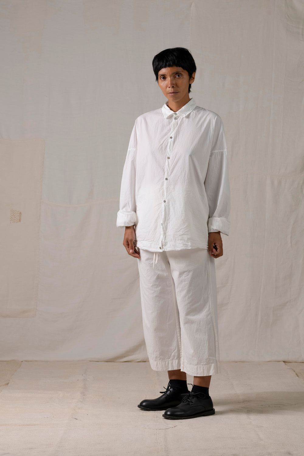 Wide & Short Trousers CC Milk