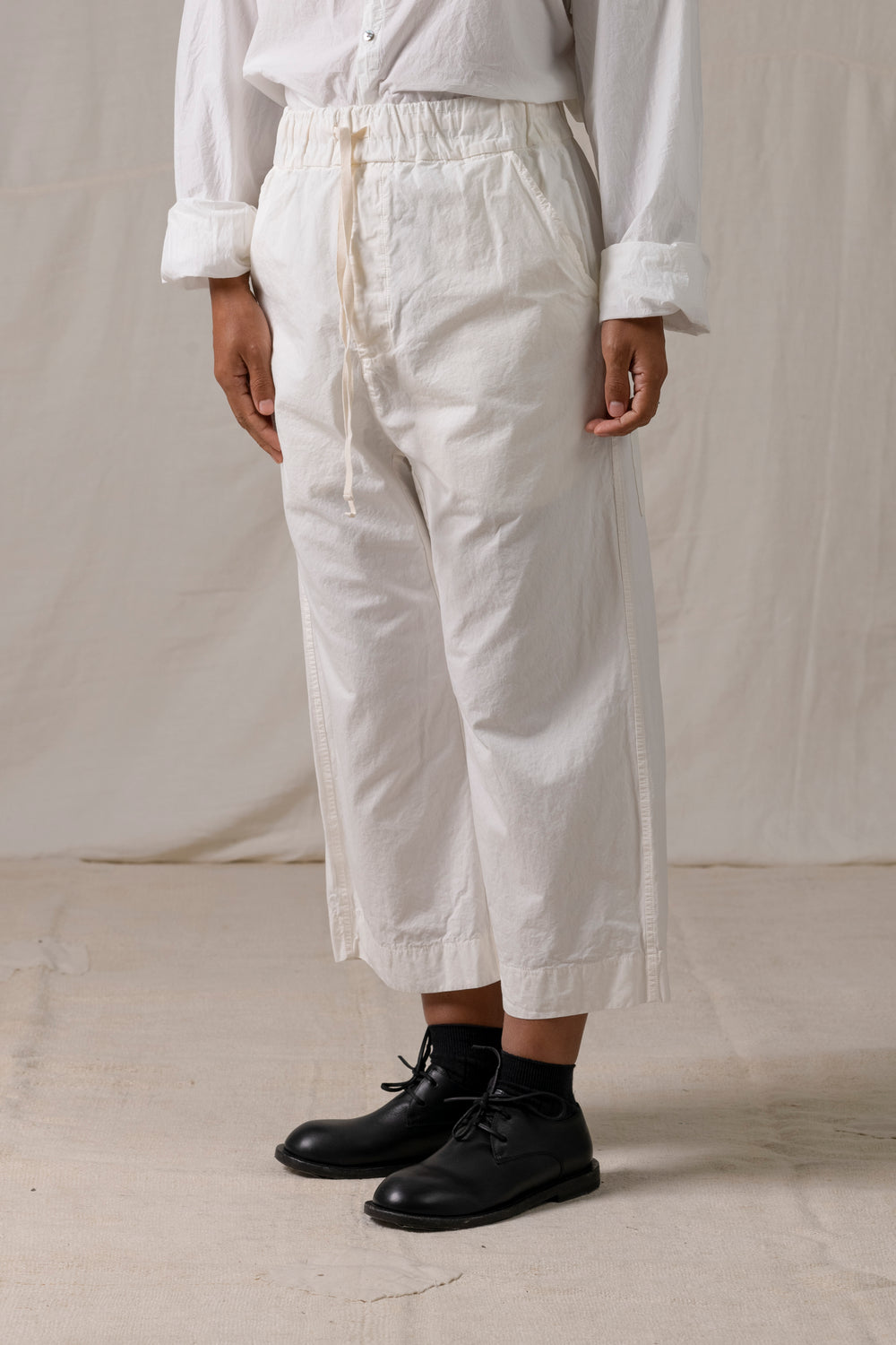 Wide & Short Trousers CC Milk