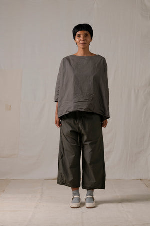 Wide & Short Trousers TC Antracite