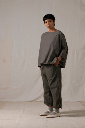 Wide & Short Trousers TC Antracite