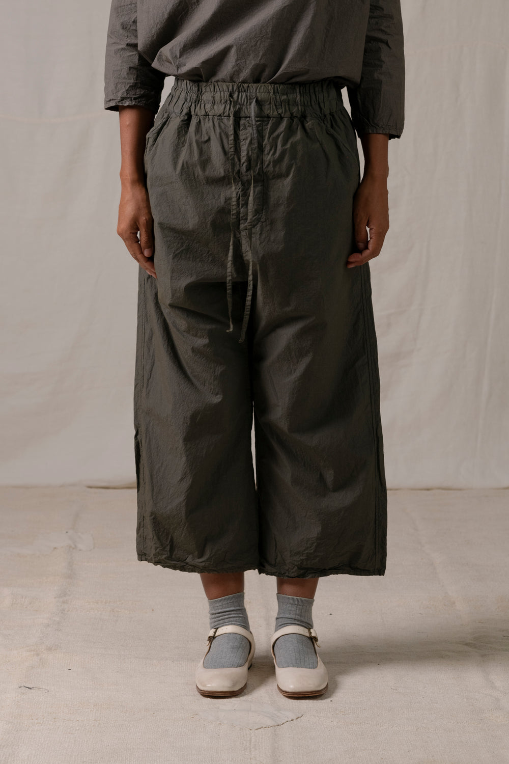 Wide & Short Trousers TC Antracite