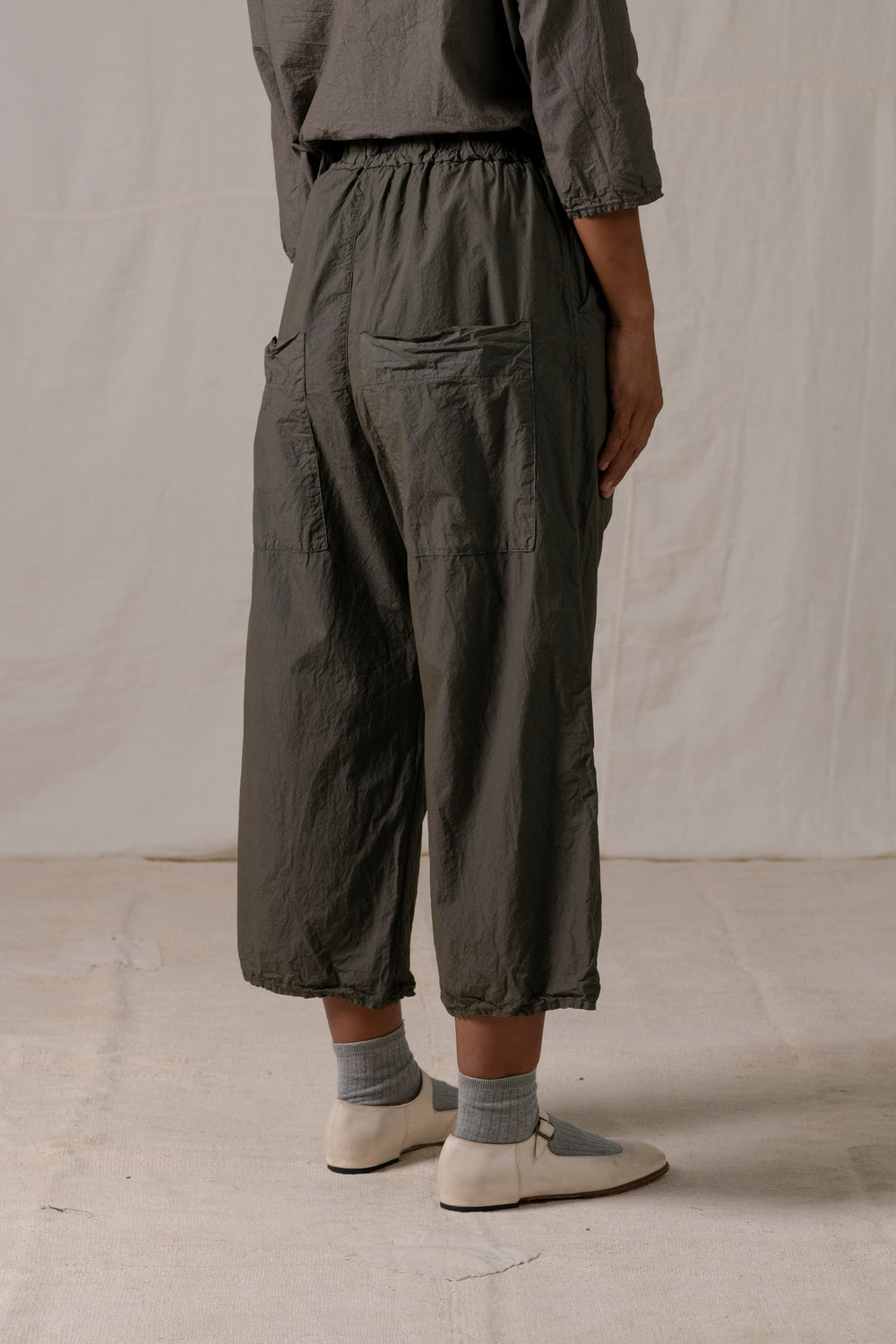 Wide & Short Trousers TC Antracite