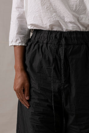 Wide & Short Trousers TC Black