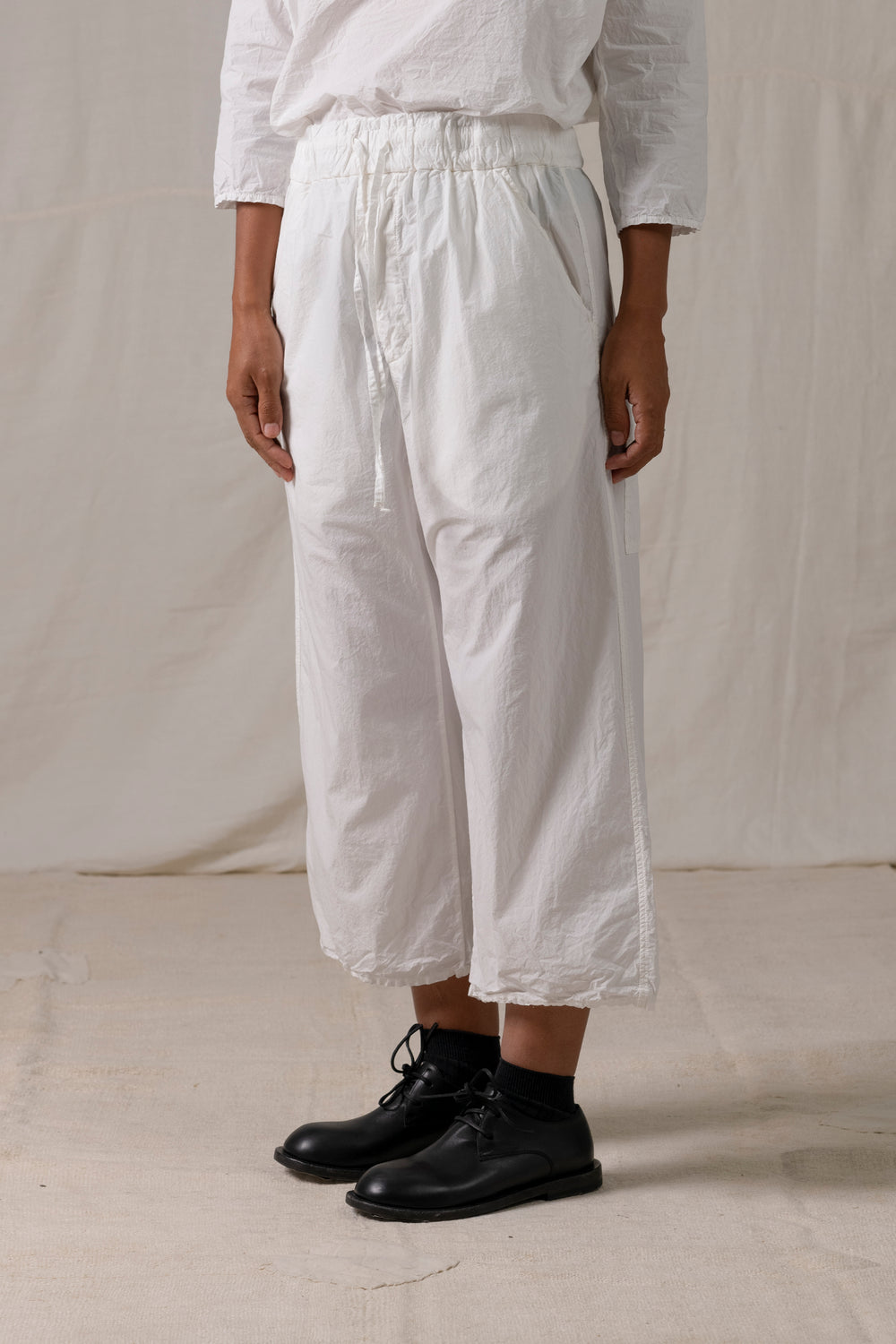 Wide & Short Trousers TC Milk