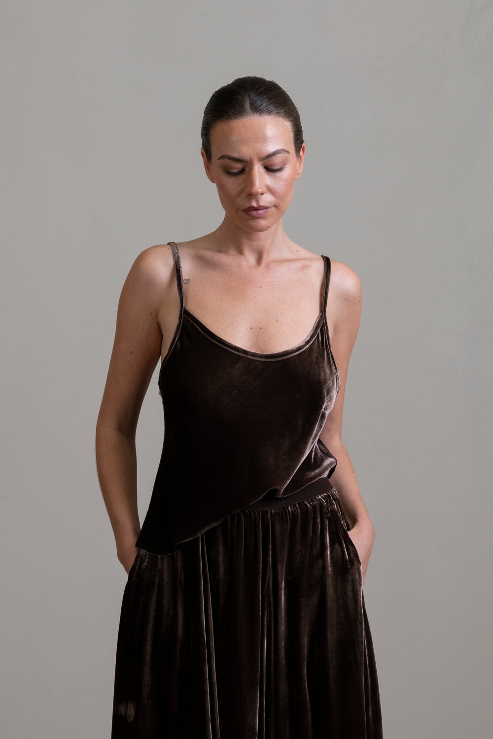 Velvet Camisole Moka