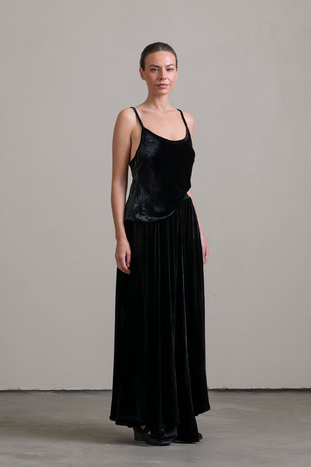 Velvet Camisole Black