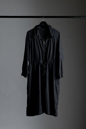 Silk Coat w/ Tie Black CFDTRWV311-10