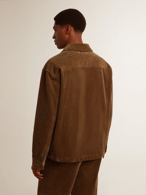 Journey M's Coach Jacket Luther Corduroy Dark Kalamata