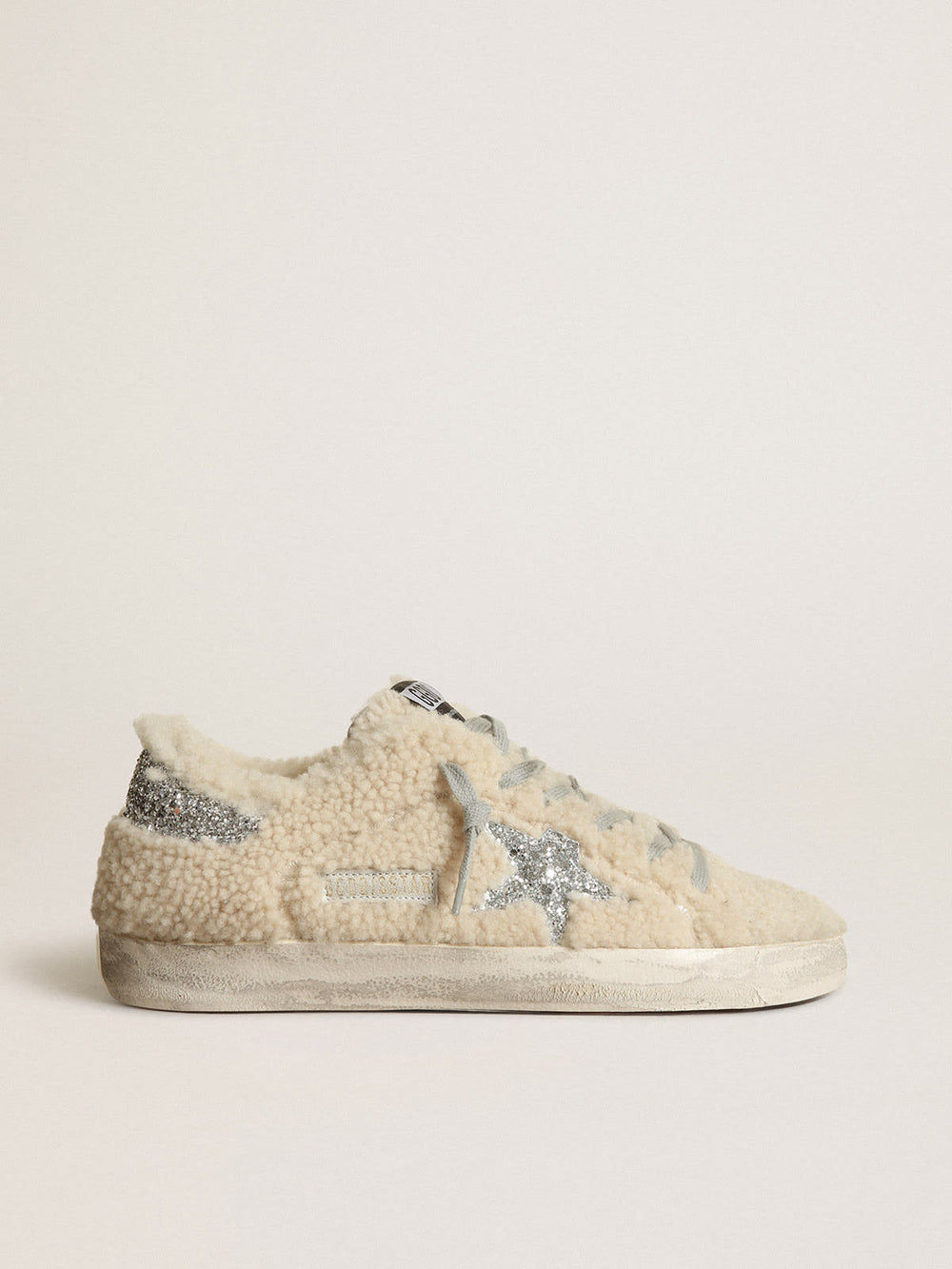 Super Star Shearling Woman - Beige/ Silver