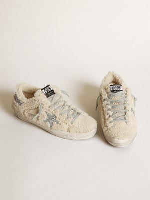 Super Star Shearling Woman - Beige/ Silver