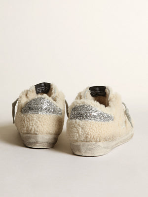 Super Star Shearling Woman - Beige/ Silver