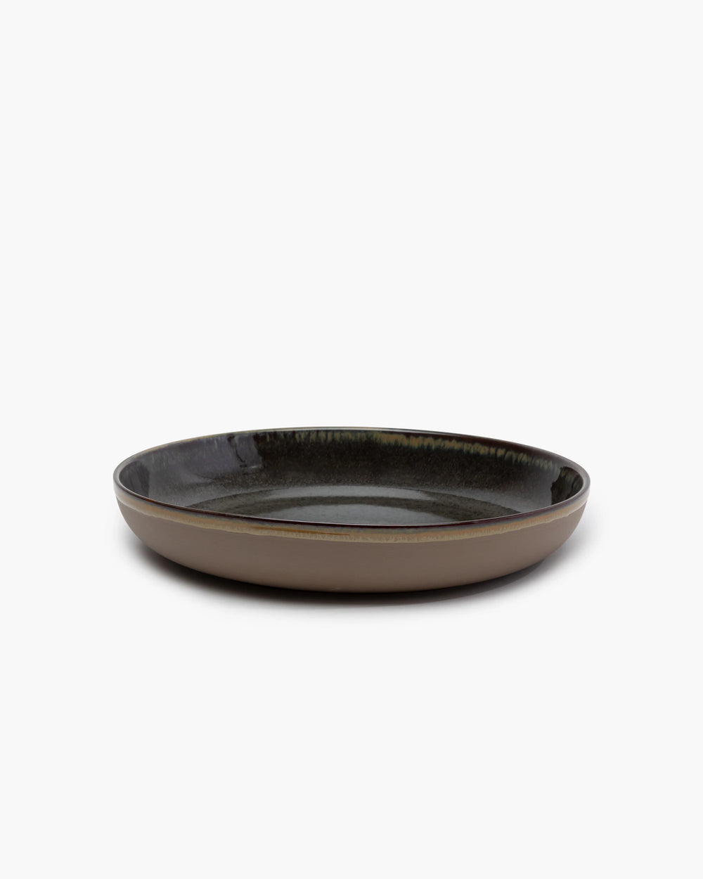 Serving Plate Indi Gray Surface Med