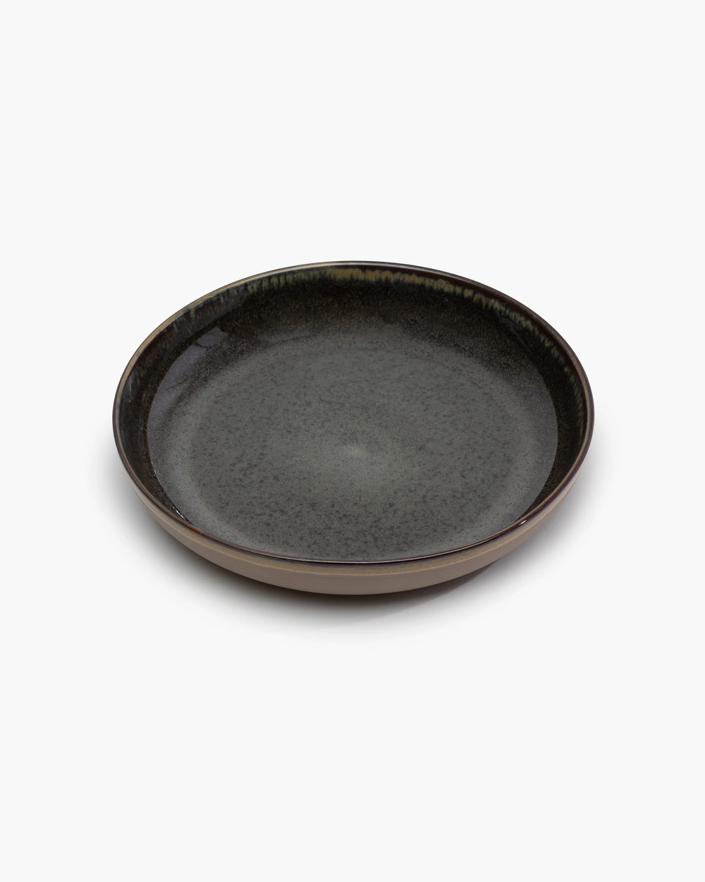 Serving Plate Indi Gray Surface Med