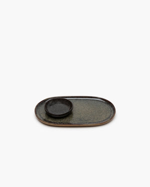 Tapas Plate Indi Gray Surface Small