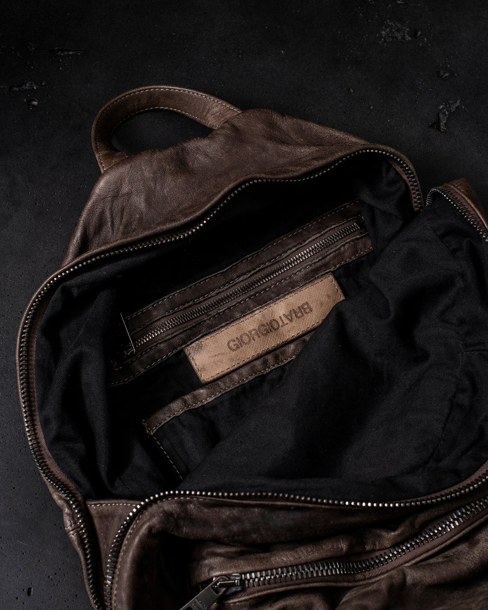 Leather Backpack Box