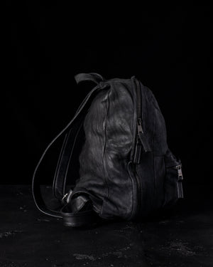 Leather Backpack Nero