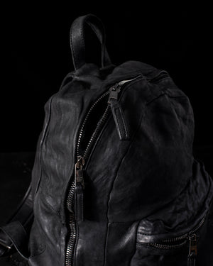 Leather Backpack Nero