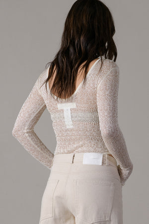 Viscose Lace Body White