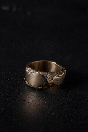 Bronze Decayed XL Ring