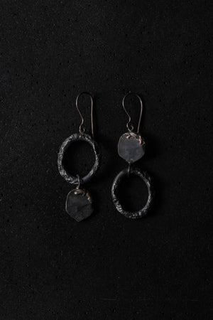 Lost Coin Decayed Link Earring