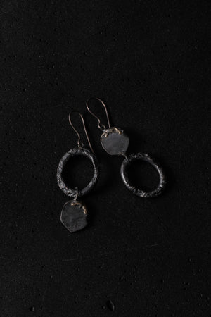 Lost Coin Decayed Link Earring