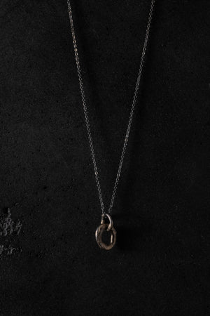 Small Double Links w/ Oxidised Silver Chain